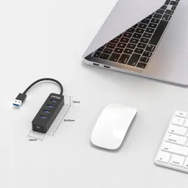 unitek-czarny-hub-usb-a-na-4-porty-usb-3-1-aktywny-10w-15-cm-kabel