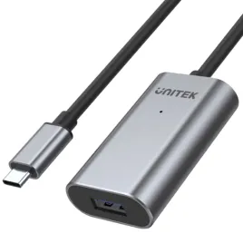 unitek-u304a-czarny-przedluzacz-wzmacniacz-sygnalu-usb-c-na-usb-a-5m
