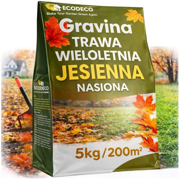 Trawa Uniwersalna Nasiona Odporna na Deptanie Samozagęszczająca 5kg Trawnik