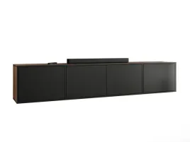 szafka-rtv-coso-4-dab-craft-zloty-czarny-z-polka-pod-telewizor-zamknieta