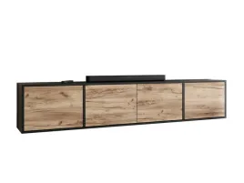 szafka-rtv-coso-4-czarny-dab-craft-zloty-z-polka-pod-telewizor-zamknieta