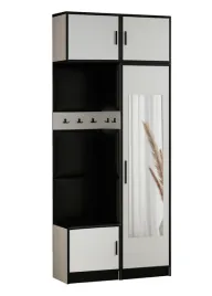 garderoba-z-lustrem-dior-11-siedzisko-bialy-ekoskora-czarna-z-nadstawka