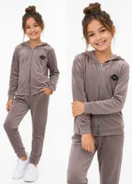 dres-dziewczecy-146-sportowy-welur-bluza-spodnie-komplet-welurowy-zestaw