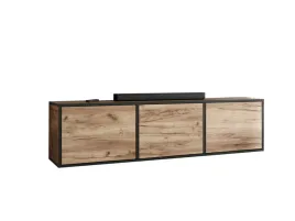 szafka-rtv-coso-3-dab-craft-zloty-z-polka-pod-telewizor-zamknieta