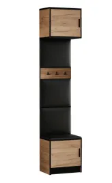 garderoba-dior-10-panel-dab-craft-ekoskora-czarna-z-nadstawka
