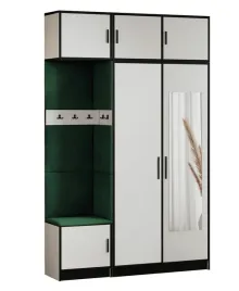 garderoba-dior-13-bialy-tkanina-zielona-lustro-z-nadstawka