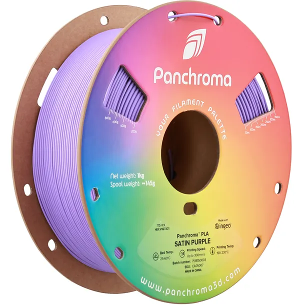 Filament 3D Polymaker Panchroma PLA fioletowy Satin Purple 1kg 1.75mm