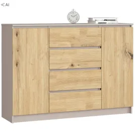 komoda-k140-138-cm-2-drzwi-4-szuflady-kaszmir-dab-artisan-do-salonu