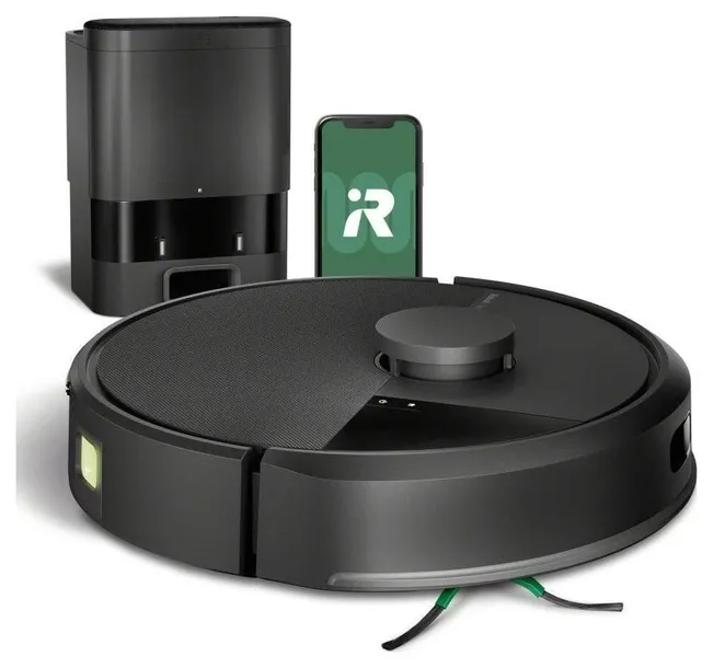 iRobot Roomba 105 Combo Funkcja mopowania Stacja oczyszczająca Tworzenie mapy pomieszczenia 59dB Czarny