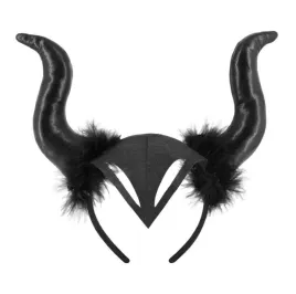 rogi-diaboliny-opaska-czarna-diabolina-futerko-czarownica-halloween