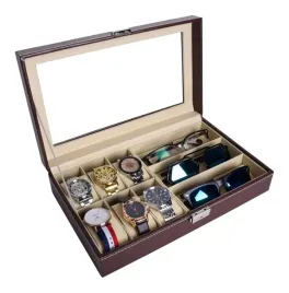 pudelko-etui-na-zegarki-i-okulary-szkatulka-na-6-miejsc-skora-pu-brazowe