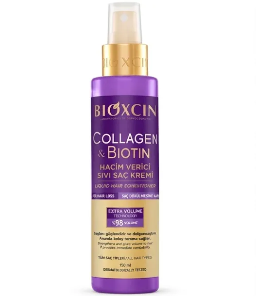 BIOXCIN COLLAGEN&BIOTIN ODŻYWKA NA EXTRA OBJĘTNOŚĆ WŁOSÓW W SPRAYU 200ML