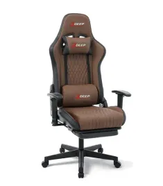 ergonomiczny-fotel-gamingowy-brazowy-z-podnozkiem-i-regulacja-wysokosci-f