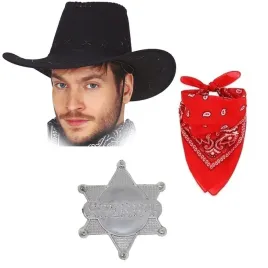 zestaw-kowboja-kowboj-kapelusz-bandana-bandamka-odznaka-gwiazda-szeryf