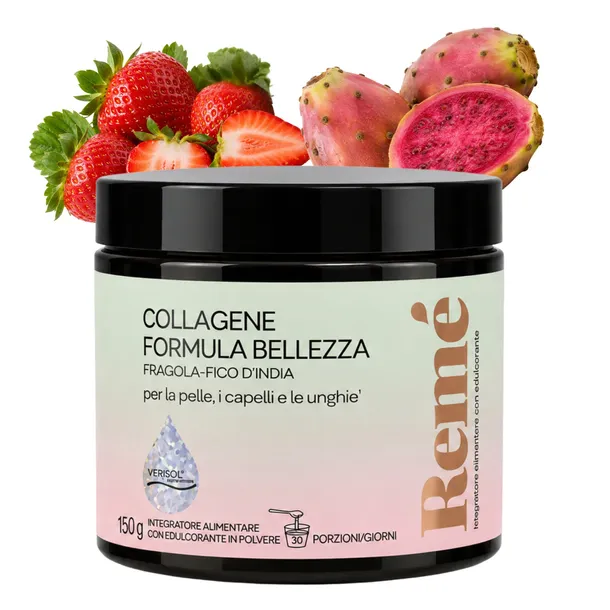 REME Kolagen Do Picia Skóra Włosy Paznokcie Truskawka Opuncja 150 g