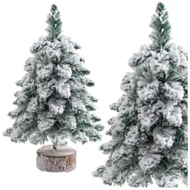 choinka-ozdobna-dekoracyjna-sztuczna-na-pniu-pokryta-sniegiem-60-x-16-cm
