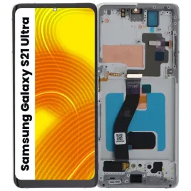 wyswietlacz-soft-oled-z-ramka-do-samsung-galaxy-s21-ultra-srebrny