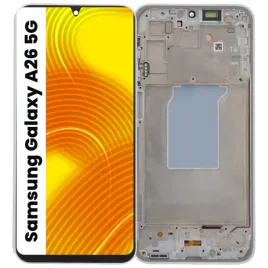 wyswietlacz-z-ramka-do-samsung-galaxy-a26-5g-oryginal-bialy