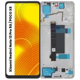 wyswietlacz-z-ramka-do-xiaomi-redmi-note-13-pro-5g-poco-x6-oryginal-bialy
