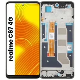 wyswietlacz-z-ramka-do-realme-c67-4g-oryginal-czarny