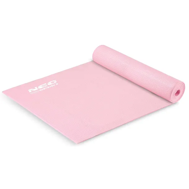 Mata do ćwiczeń Jogi Yoga Fitness antypoślizgowa Neo-Sport-192101 różowa