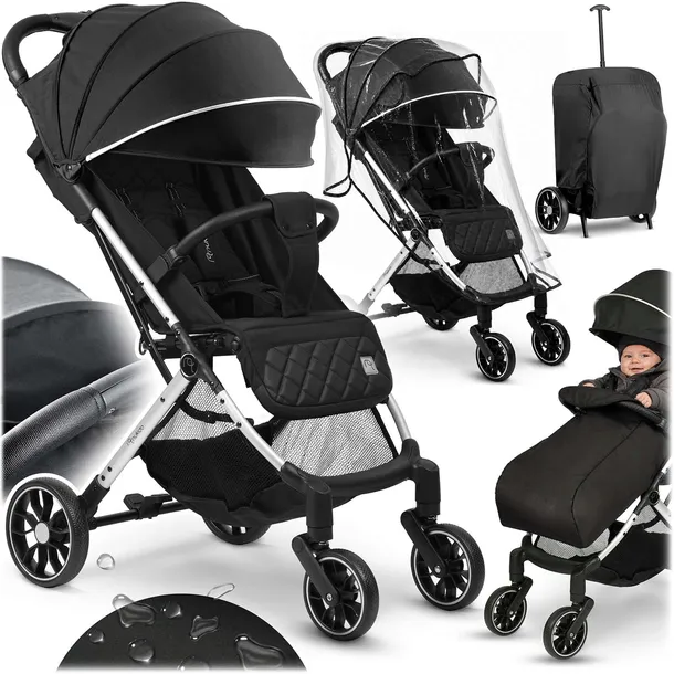 Wózek spacerowy Nukido Paseo Czarny