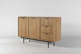 komoda-edison-o-szerokosci-150-cm-hikora-naturalna-2d-3s-czarne-nogi