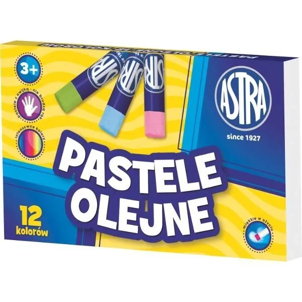 ASTRA PASTELE OLEJNE 12 KOLORÓW