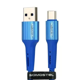 somostel-kabel-powerline-usb-typ-c-3-6a-40w-1m-qc-3-0-niebieski-sms-bw06