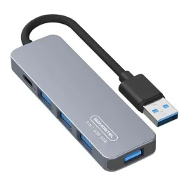 somostel-adapter-host-4xusb-typ-c-typ-c-60w-srebrny-sms-bz09-jakosc