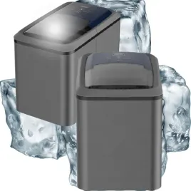 kostkarka-do-lodu-z-lopatka-kernau-ciemno-szara-100w-wydajnosc-500g-60min