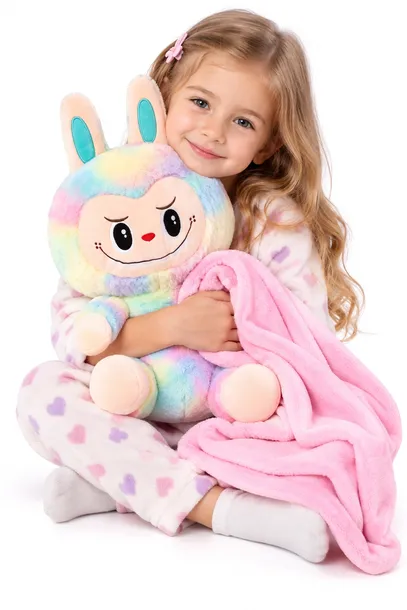 LABUBU XXL+ KOCYK 2w1 MASKOTKA PRZYTULANKA 50 cm
