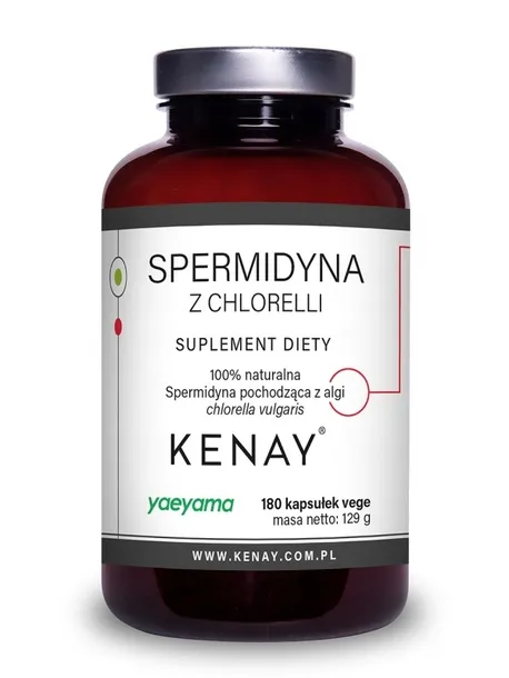 KENAY Spermidyna z Chlorelli Yaeyama 6 mg 180 kapsułek vege