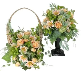 stroik-na-grob-komplet-2w1-dekoracja-nagrobna-lilie-roze-64-cm-dzien-ojca
