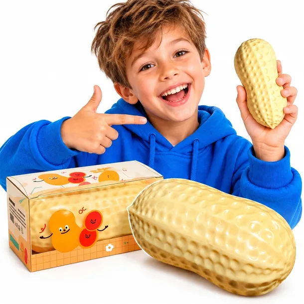 Chrupiący Crunch Gniotek Orzeszek 10cm Squishy Antystresowy Sensoryczny Hit