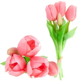 tulipan-gumowany-bukiet-x5-rozowe