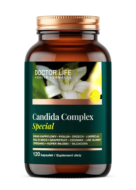 Doctor Life Candida Complex Special 120 kapsułek Ekstrakty roślinne