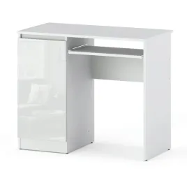 biurko-gamingowe-komputerowe-szkolne-biale-polysk-90-cm-z-2-polkami