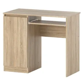 biurko-gamingowe-komputerowe-szkolne-dab-sonoma-90-cm-z-2-polkami