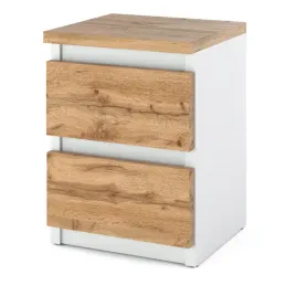 szafka-nocna-biala-dab-wotan-30-cm-2-szuflady-stolik-rtv-do-sypialni-loft