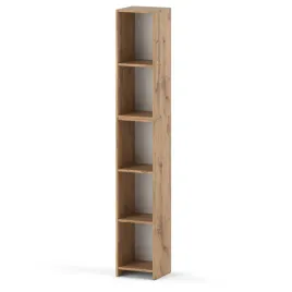 regal-na-ksiazki-dab-wotan-30-cm-z-5-polkami-szafka-segregatory