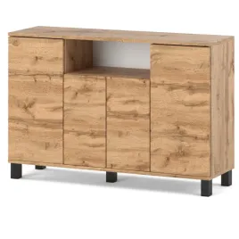 komoda-120-cm-4-drzwi-dab-wotan-nowoczesna-szafka-loft-do-salonu-sypialni