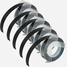 5x-tasma-3d-do-wytlaczarki-phomemo-dymo-omega-czarna-9mm-samoprzylepna