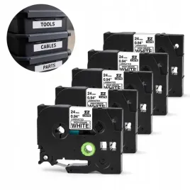 5xtasma-do-brother-tze-251-24mm-8m-biala-tz-251-do-drukarki-etykiet-p-touch
