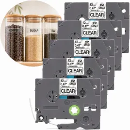 5x-tasma-do-brother-p-touch-12mm-tze131-przezroczysta-tze-131-przezroczysta