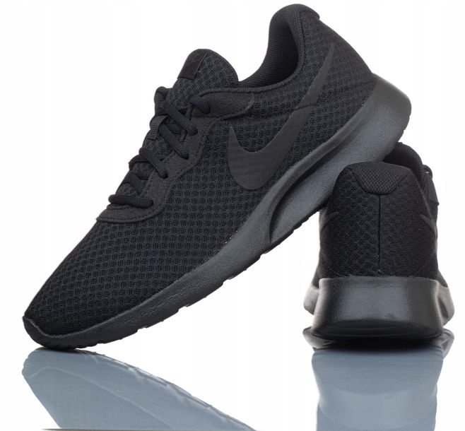 nike tanjun czarno białe