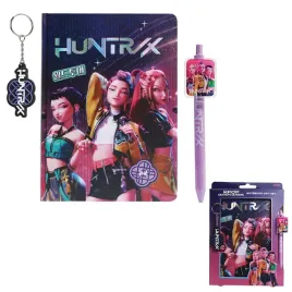 gadzety-k-pop-demon-hunters-zestaw-notes-a5-z-dlugopisem-oraz-breloczkiem