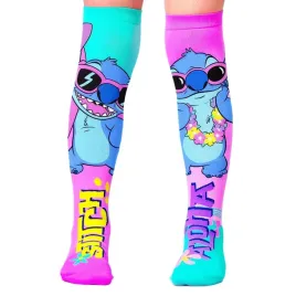stitch-lilo-skarpetki-dzieciece-3d-kolanowki-kwiaty-aloha-disney-madmia