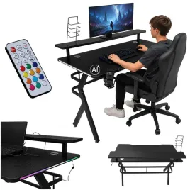 stylowe-biurko-do-gier-z-podswietleniem-rgb