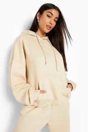 boohoo-bezowa-bluza-oversize-kaptur-6b4-zt2-xs